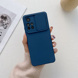 Matte Slider Samsung Cases - CaseShoppe Samsung S22 Ultra / Dark Blue