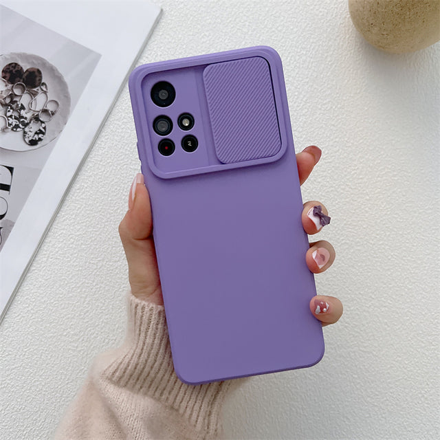 Matte Slider Samsung Cases - CaseShoppe Samsung S22 Ultra / Purple
